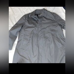 London Towne Grey Trench Coat With Lining Size 46 Regular xl